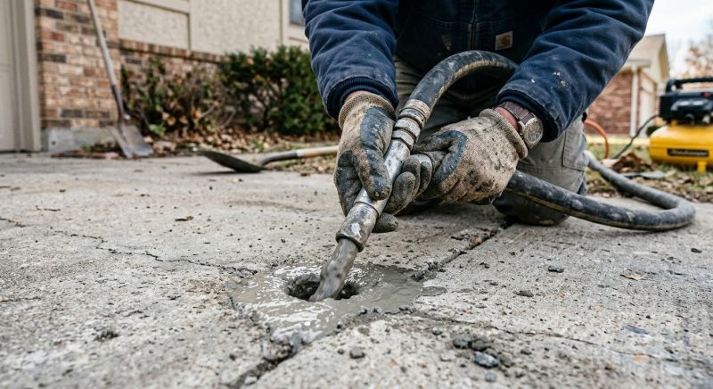 Concrete Lifting in West Des Moines, IA