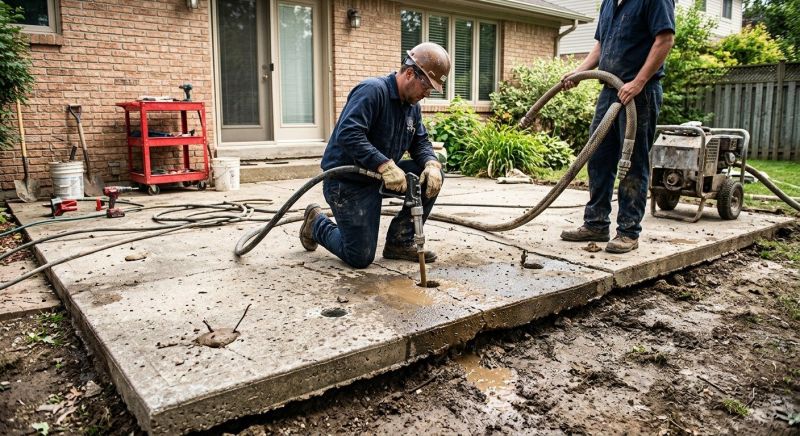 Concrete Patio Raising in Miami Dade County, FL