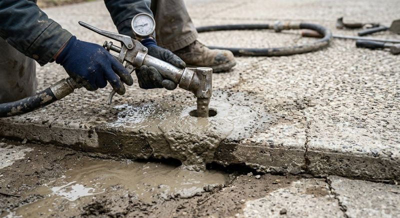 Concrete Settlement Repair in San Antonio, TX