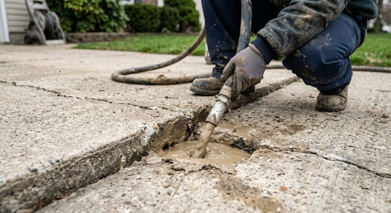 Concrete Settlement Repair in Corpus Christi, TX
