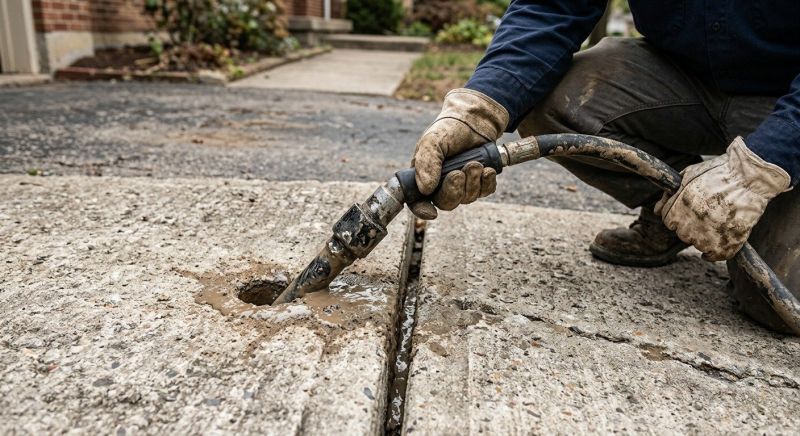 Driveway Slab Lifting in West Des Moines, IA