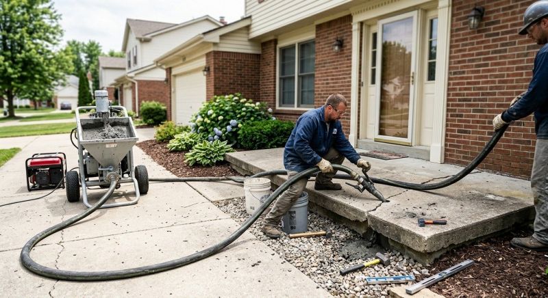 Porch Lifting in West Des Moines, IA