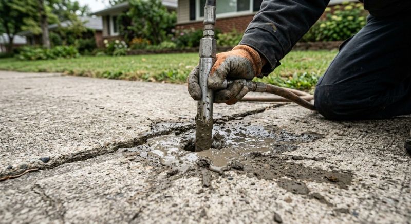 Sidewalk Raising in West Des Moines, IA