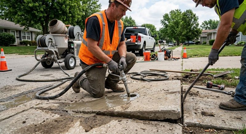 Sidewalk Raising in Corpus Christi, TX