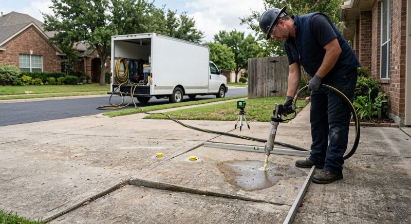 Sunken Driveway Lifting in Miami Dade County, FL