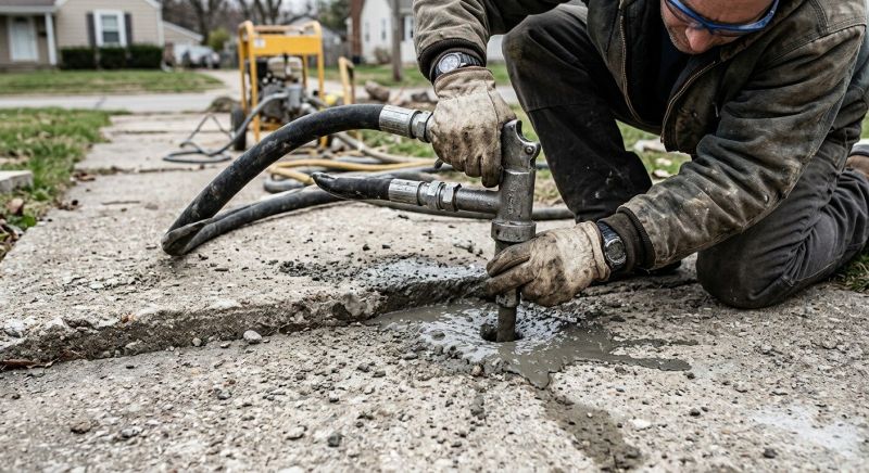 Sunken Sidewalk Repair in Columbus, OH